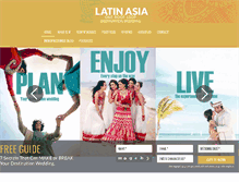 Tablet Screenshot of indianweddingscancun.com